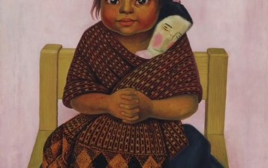 Diego Rivera (1886-1957), Niña con muñeca de trapo