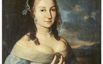 Ecole FRANCAISE vers 1650 Portrait de femme…