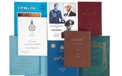 Modern Iranian Political History, including a large collection of works printed under the Pahlavi Dynasty and of royal commission, in Farsi [most Tehran, c. 1970]