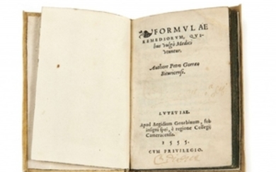Pierre de GORRIS XVe-XVIe siècle Formulae remediorum