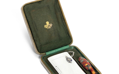 ROYAL INTEREST: An Edwardian silver presentation cigarette case