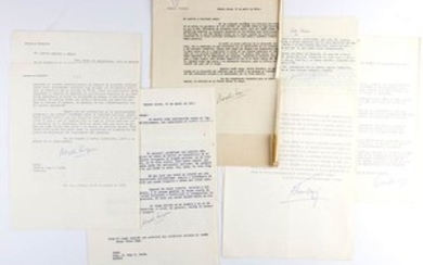 Six original letters written to the General in exile between...
