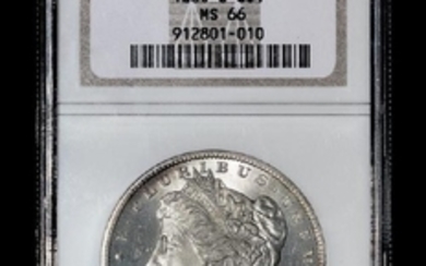 A United States 1880-S Morgan $1 Coin (NGC MS66)