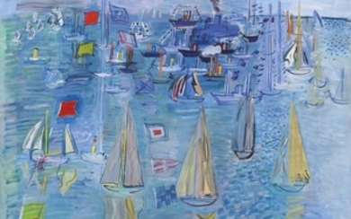 Raoul Dufy (1877-1953), Régates à Cowes