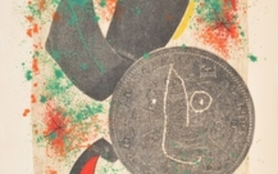 Joan Miro (1893-1983) - Large Joan Miro Lithograph, Signed Edition