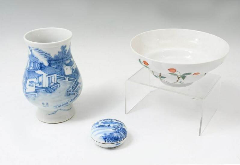 3 PC. CHINESE PORCELAIN COLLECTION