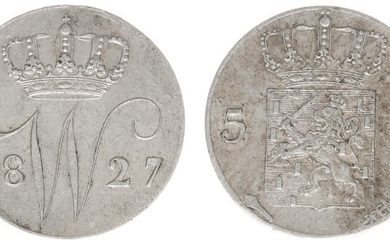 5 Cent 1827 U (Sch. 317) - g.VF
