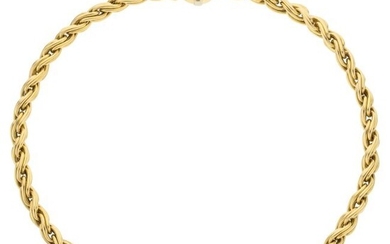 74030: Vior Gold Necklace Metal: 18k gold Theme: Rope