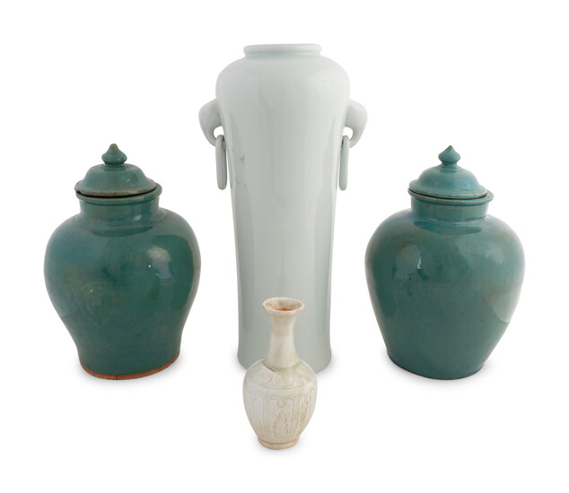 A Collection of Chinese Monochrome Glazed Vases