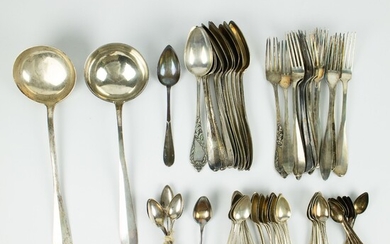 A Collection of Silver Cutlery