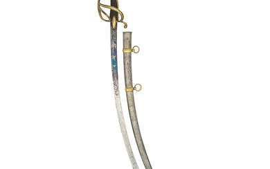 A French Light Cavalry Officer's Sabre Early 19th Century