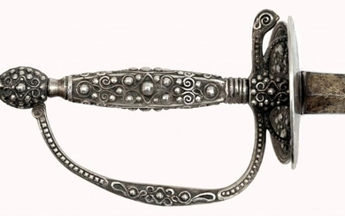 A French Silver-Hilted Small-Sword