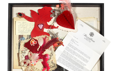 A GROUP OF BILL CUNNINGHAM VALENTINES FOR ANNIE FLANDERS. Thre...