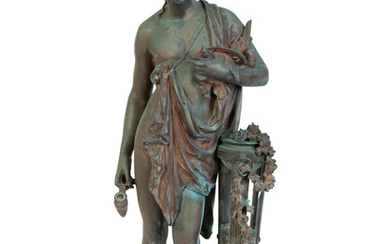 A Grand Tour Bronze Sculpture of Apollo