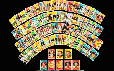 A Group of 335 Assorted 1959 Topps Baseball Cards
