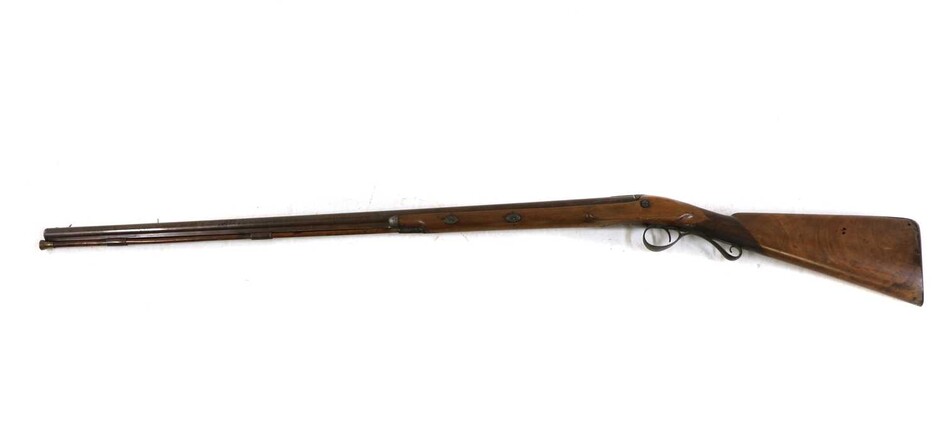 A Henry Nock muzzle-loaded percussion musket