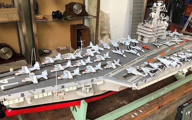 A LARGE MODEL AIRCRAFT CARRIER