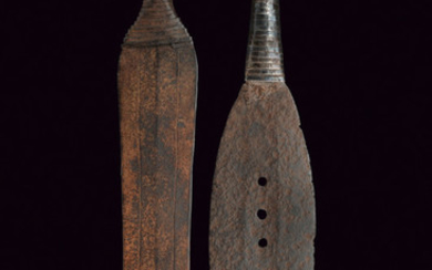 A LOT OF TWO NGALA CEREMONIAL SWORDS
