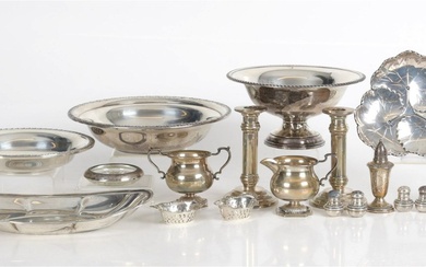 A Large Group of Sterling Silver Tableware