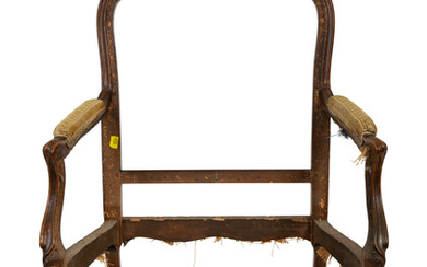 A Louis XV Style Bergere Frame