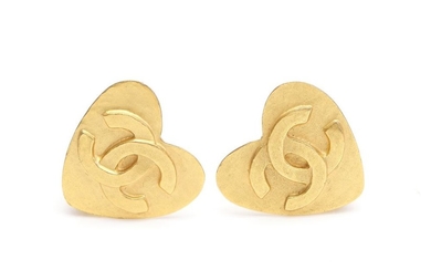 A PAIR OF CLIP EARRINGS BY CHANEL