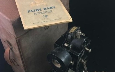 A Pathé Baby projector, in a box, and...