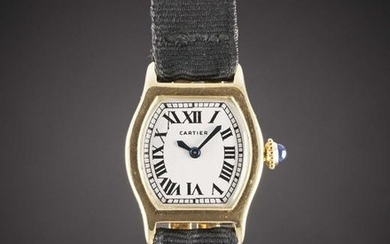 A RARE LADIES 18K SOLID GOLD CARTIER LONDON TORTUE