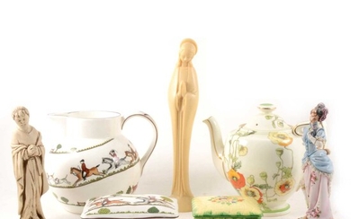 A Royal Doulton "Poppy" tea service for six, and other decorative ceramics.