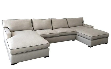 A. Rudin Three-Piece Sectional Sofa