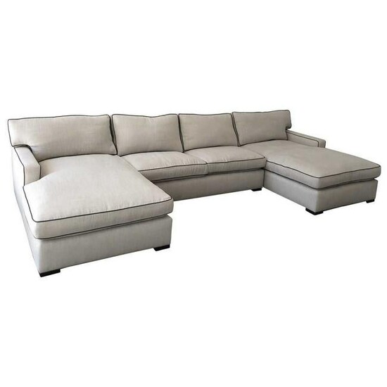 A. Rudin Three-Piece Sectional Sofa