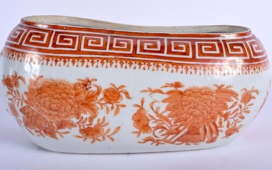 A VERY RARE 18TH CENTURY CHINESE ROUGE DE FER