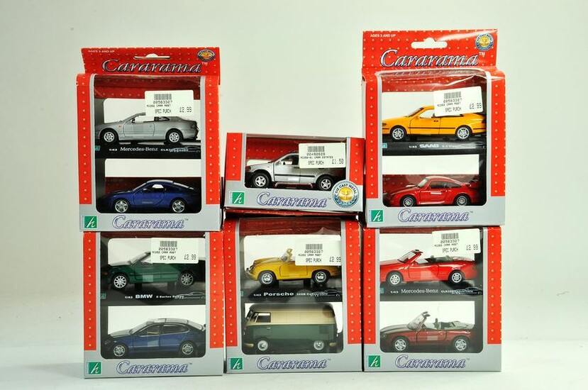 A group of 1/43 diecast issues comprising Cararama