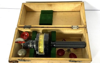 A group of assorted Surveyors Instruments and related ephemera, including an anemometer, two vintage