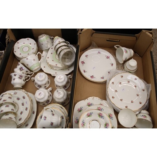A mixed collection of tea ware items: including Royal Albert...