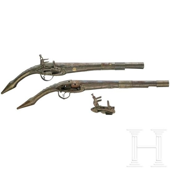 A pair of Albanian Miqueletlock pistols, so-called