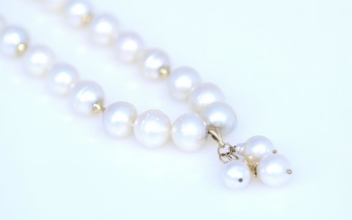 A pair of South Sea Pearl necklaces.