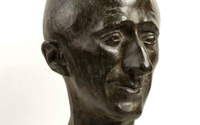 ALCIDE TICO’ (Trento, 1911 - Bolzano, 1991) Man Portrait Bronze,...