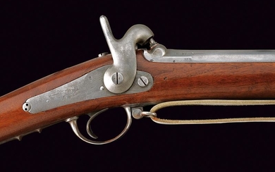 AN 1842 MODEL PERCUSSION GUN WITH BAYONET