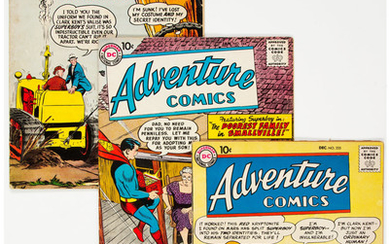 Adventure Comics Group of 8 (DC, 1958-60). Includes #244...