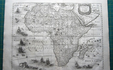 Africae nova Tabula. Auct. Hen. Hondio. 1631.