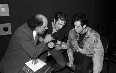 Allen Ginsberg and The Clash (Joe Strummerand, Mick Jones)