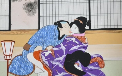 An Album of Japanese Shunga Paintings