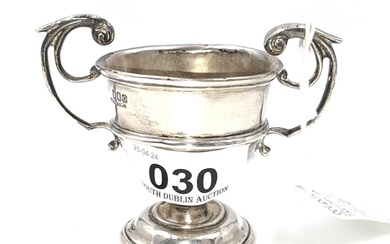 An Irish silver presentation cup Circa 1950 with trophy insc...