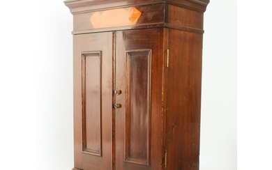 An early 18th century style carved oak court cupboard - 20th...