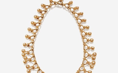 An eighteen karat gold and diamond necklace, Verdura Regatta