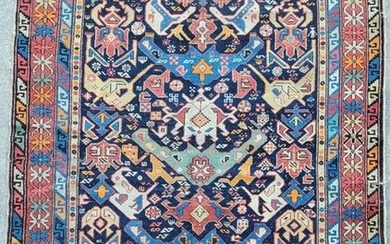 Antique Caucasian Kuba Carpet Oriental Rug, circa 1920