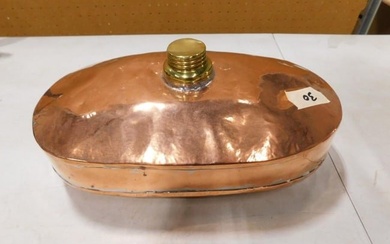 Antique Copper Bed Warmer
