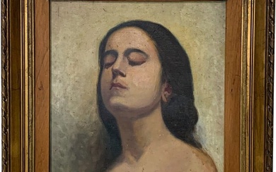 Antique Oil on Canvas, signed & Dated 1916