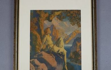 Antique & Early Print 'Dawn' after Original by Parrish