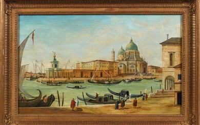 Antonio Canal dit CANALETTO (1697 - 1768),d’après L’Entrée du Grand Canal à Venise vers l’église...